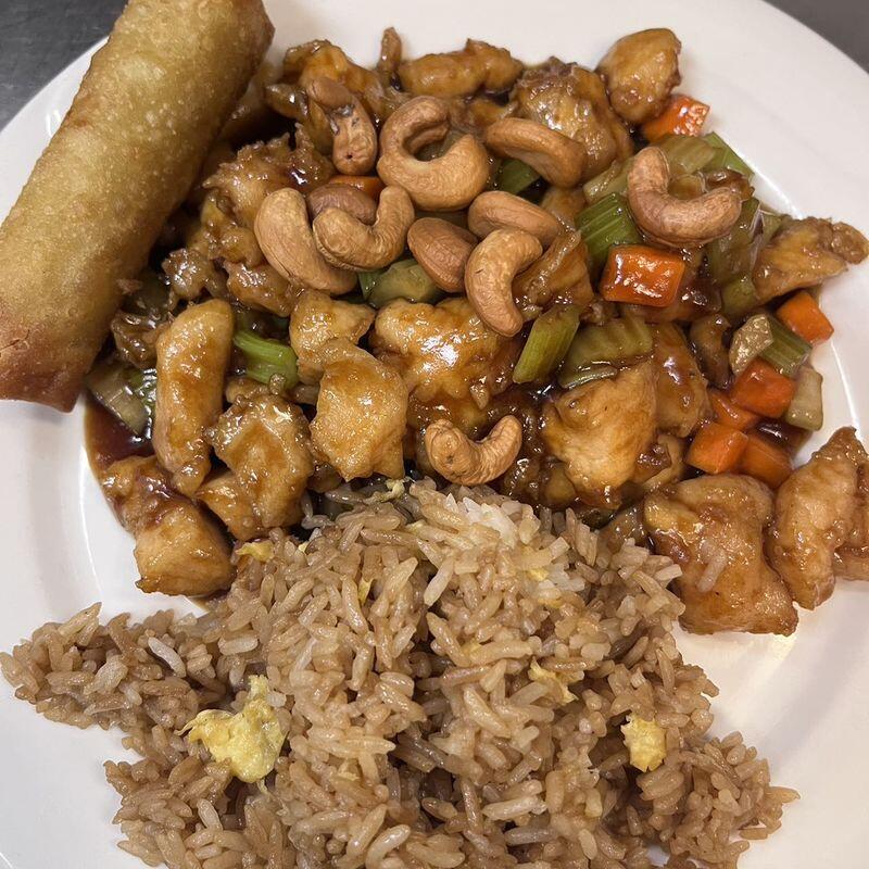 L-cashew chicken