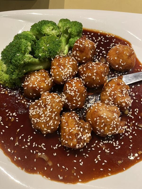 L-sesame chicken